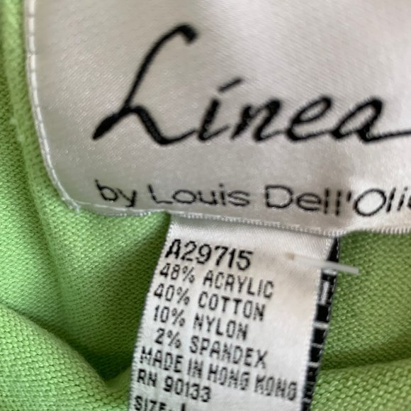 Linea by Louis Dell'Olio Green Sweater and Skirt knit set - Large and 1X - NWT - Picture 2 of 8
